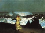 Winslow Homer A Summer Night oil on canvas